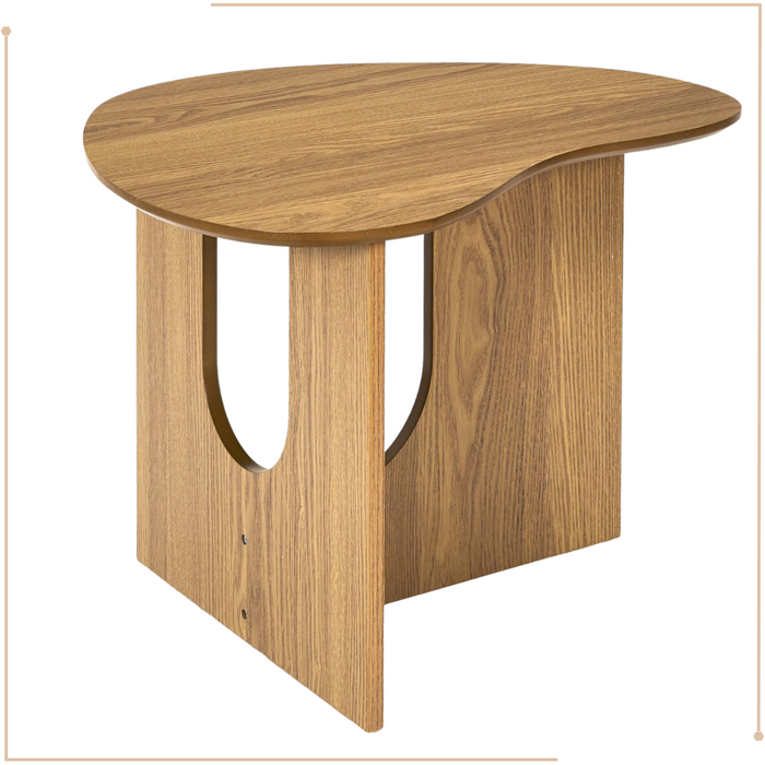 MISOU Calypso Bijzettafel Organische Koffietafel Hout Woonkamer Sal...