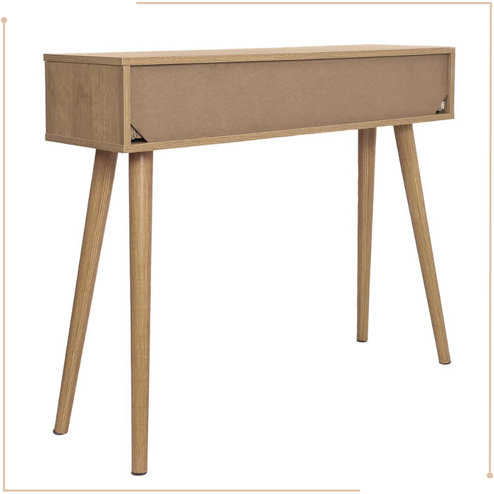MISOU Bali Sidetable Consoletafel Haltafel Woonkamer Wandtafel Rota...