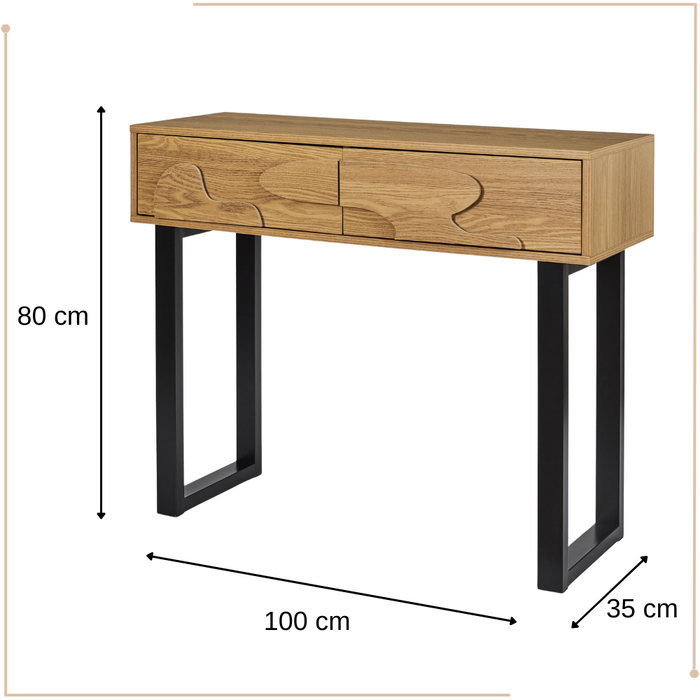 MISOU Calypso Sidetable Consoletafel Haltafel Woonkamer Wandtafel H...