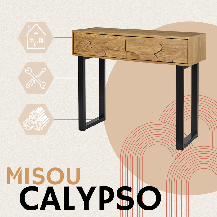 MISOU Calypso Sidetable Consoletafel Haltafel Woonkamer Wandtafel H...