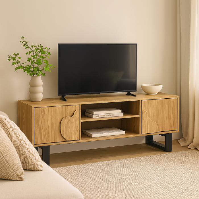 MISOU Calypso TV Meubel Kast met Opbergruimte Wandmeubel TV Stand H...