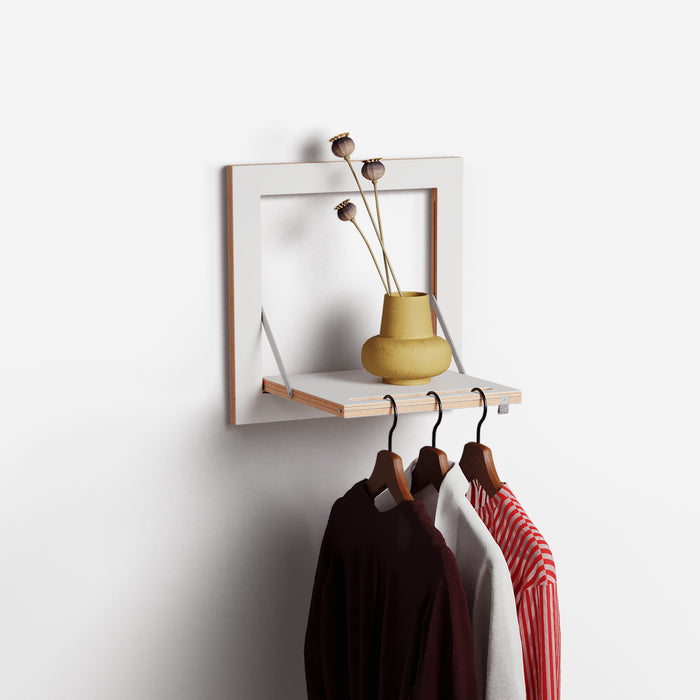 Fläpps Kledingrek Hangrail 40x40-1 - Wit