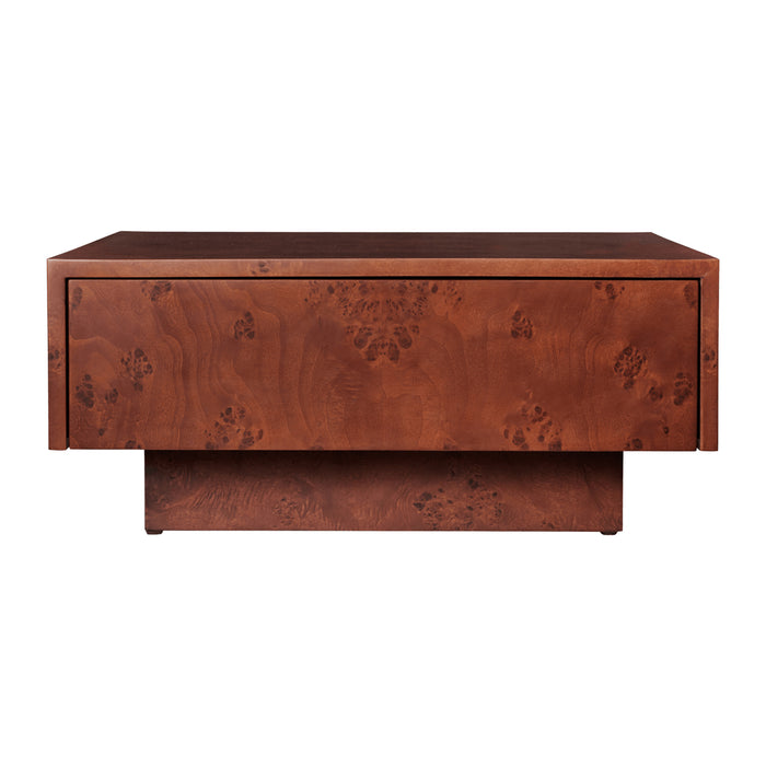 Ferm Living Burl Salontafel met Lade - Dark Stained