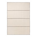 Ferm Living Vari Quilted Sprei B 180 cm - Natural / Dark Chocolate