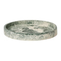 Ferm Living Mist Dienblad - Ø 20 cm - Emerald Off-White