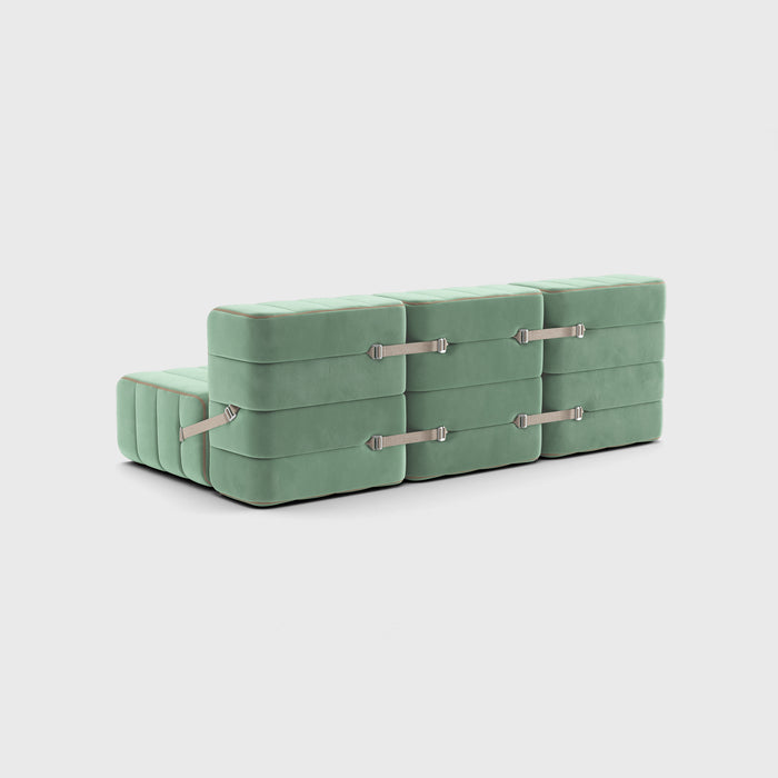 Curt-Set 6 - Barcelona - Patina (Light green)
