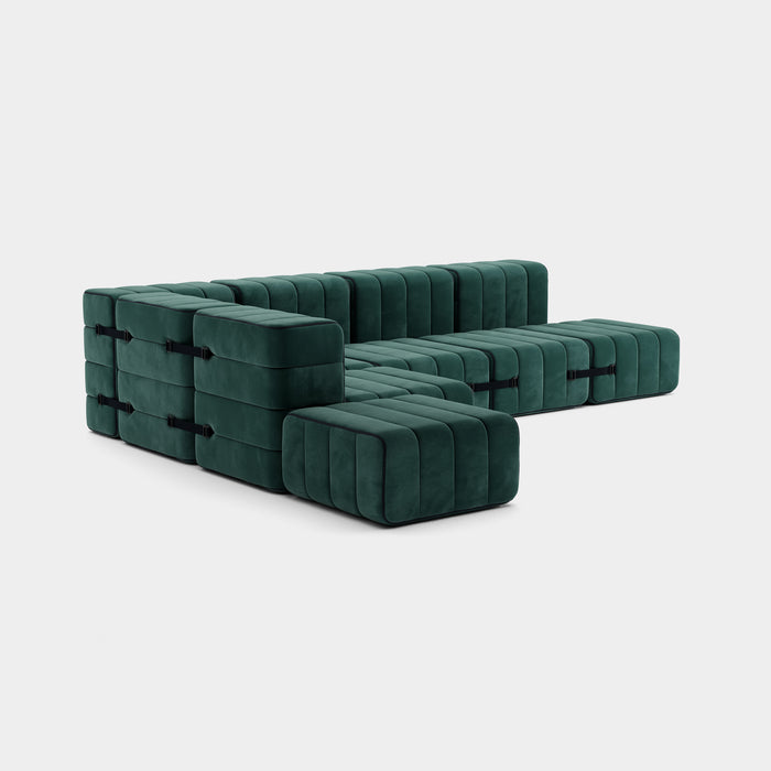 Curt-Set 12 - Barcelona - Serpentine (Groen)