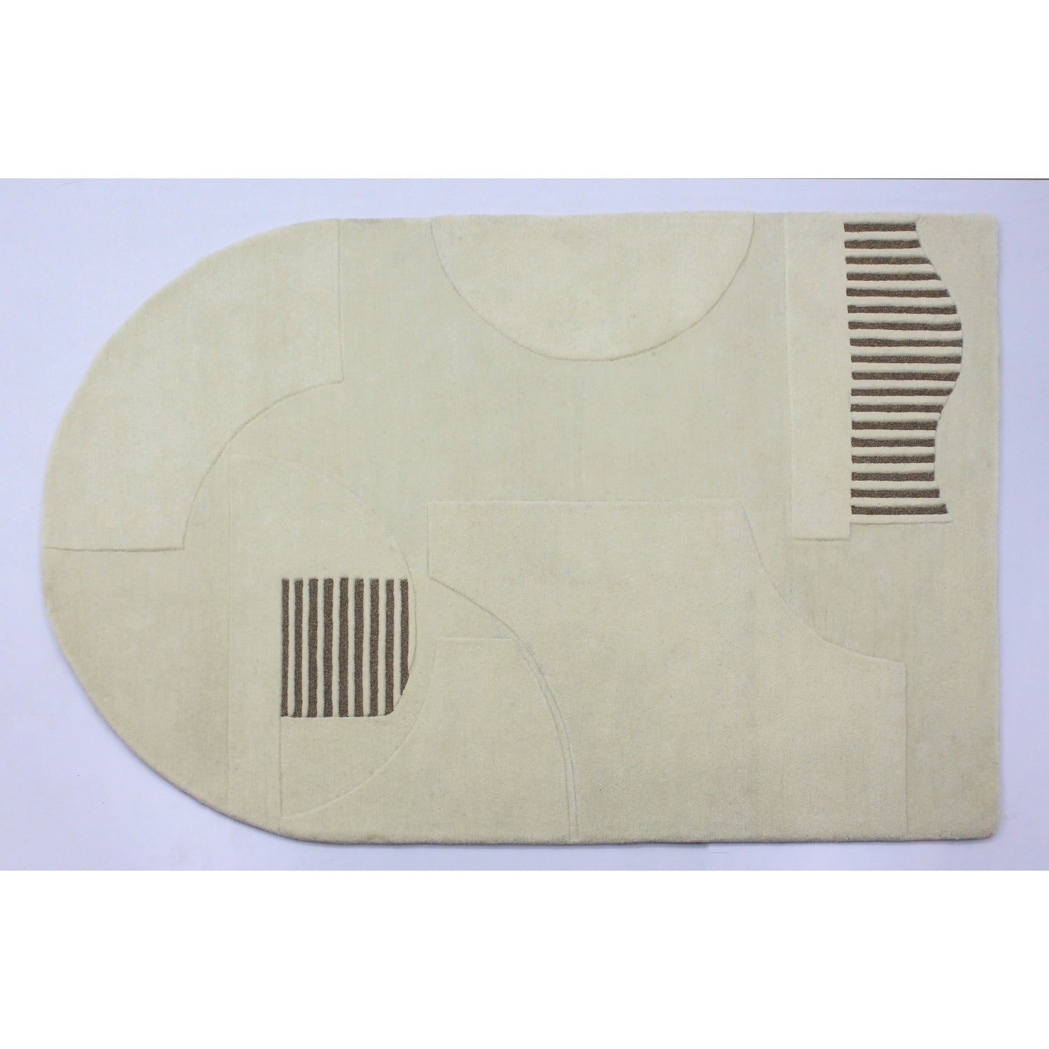 Velaar Geweven Vloerkleed White|Brwon 160x230 cm