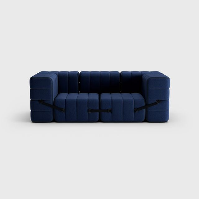 Curt-Set 7 - e.g. Flexible 2-seater - Jet - (Dark blue)