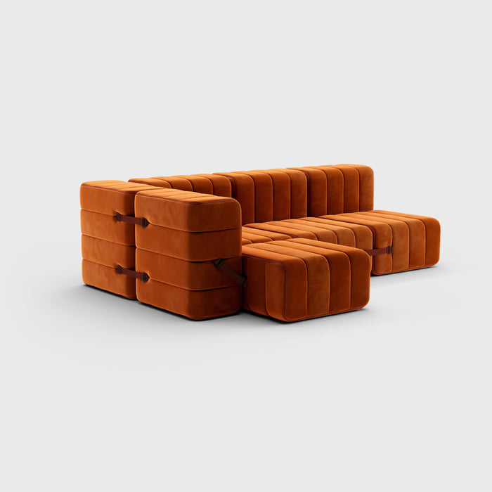 Curt-Set 9 - Barcelona - Russet (Red)