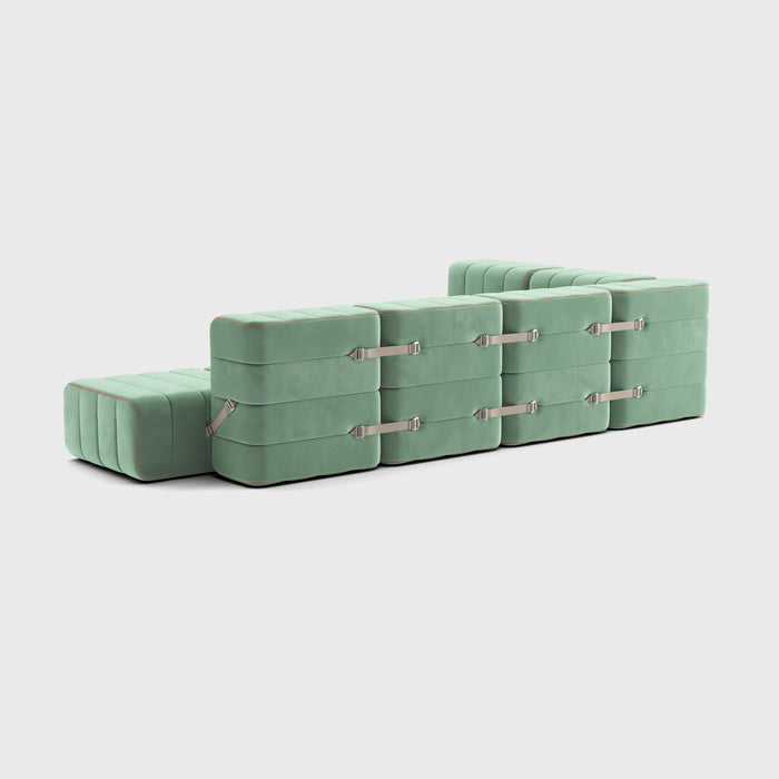 Curt-Set 12 - Barcelona - Patina (Light green)
