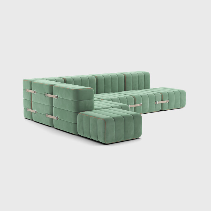 Curt-Set 12 - Barcelona - Patina (Light green)