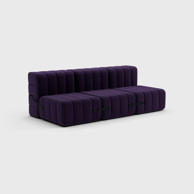 Curt-Set 6 - e.g. Flexible 3-seater - Jet - 9607 (Blue | Purple)
