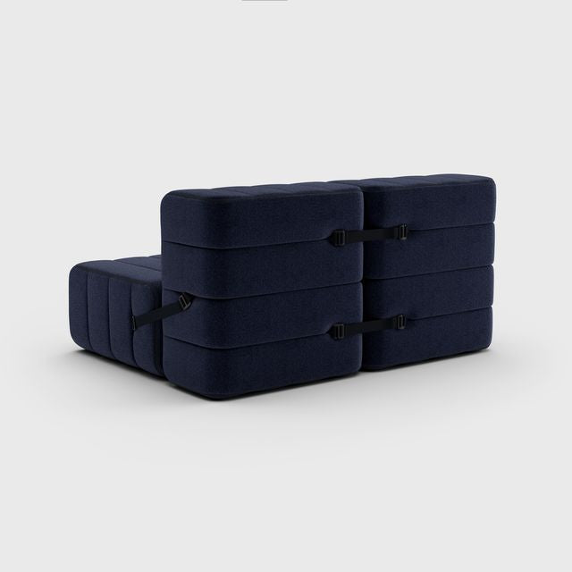 Curt-Set 4 - e.g. Flexible 2-seater - Dama - 0048 (Dark blue)