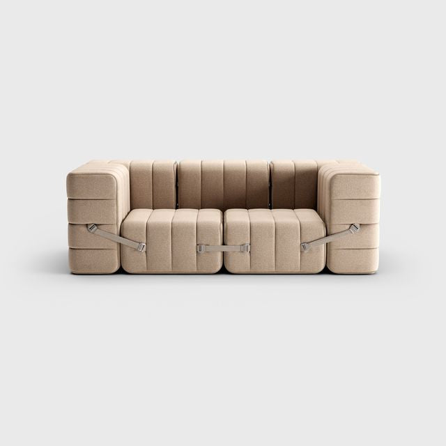 Curt-Set 7 - e.g. Flexible 2-seater - Dama - (Beige | Grey)
