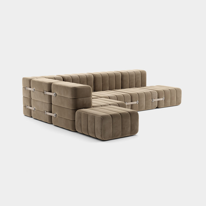 Curt-Set 12 - Barcelona - Vole - (Grey | Brown)