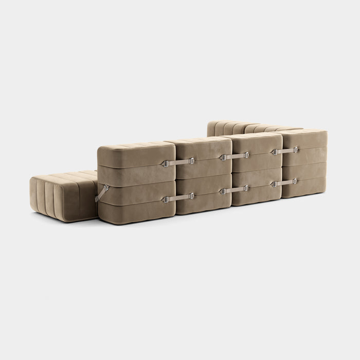 Curt-Set 12 - Barcelona - Vole - (Grey | Brown)