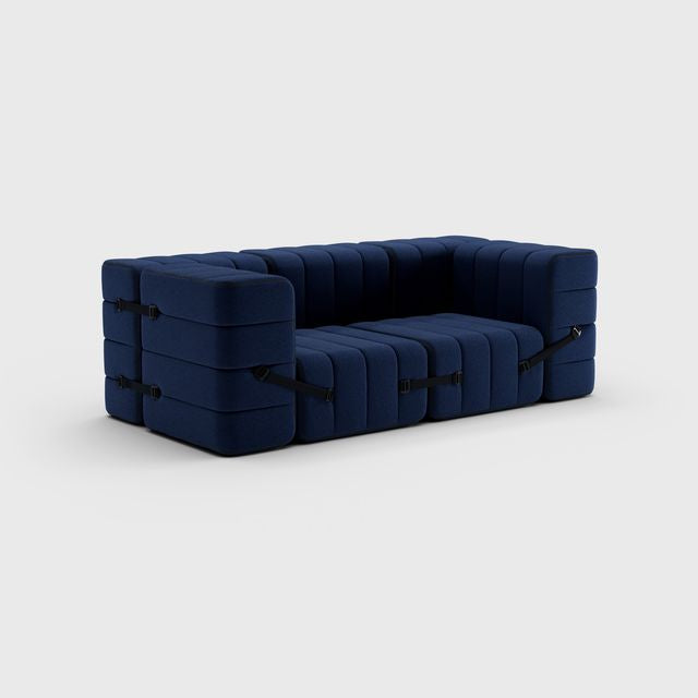 Curt-Set 7 - e.g. Flexible 2-seater - Jet - (Dark blue)