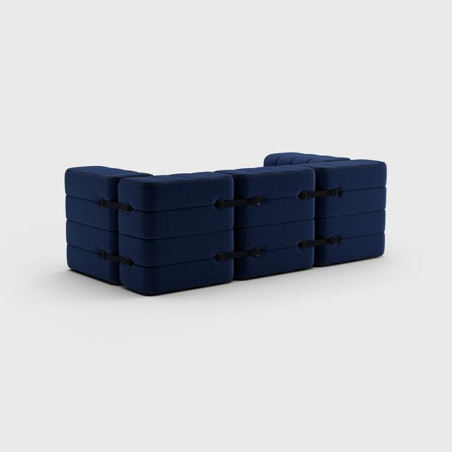 Curt-Set 7 - e.g. Flexible 2-seater - Jet - (Dark blue)