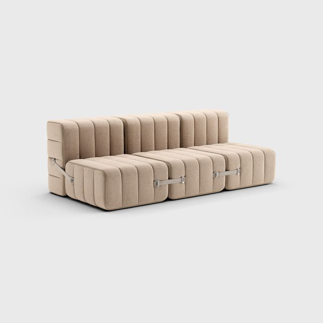 Curt-Set 6 - e.g. Flexible 3-seater - Dama - 0029 (Beige | Grey)
