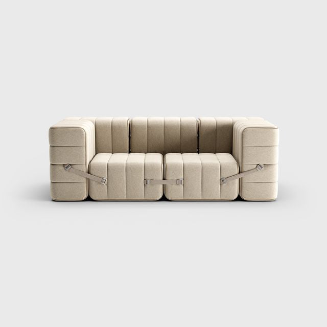 Curt-Set 7 - e.g. Flexible 2-seater - Jet - (Grey | Beige)