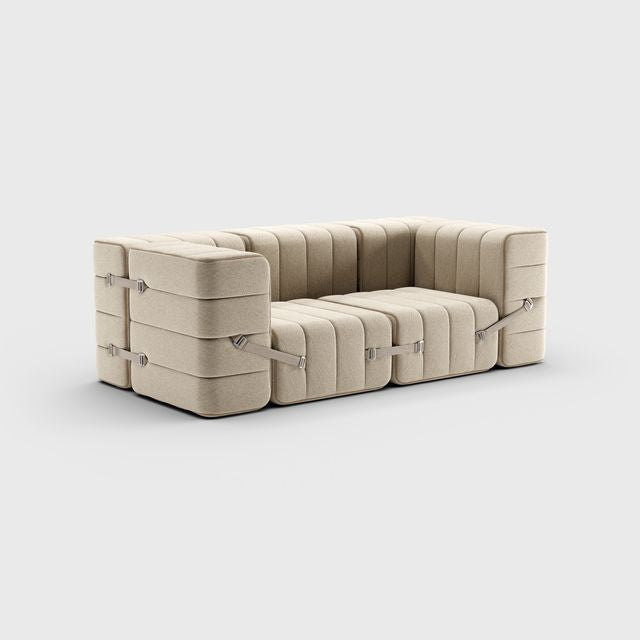 Curt-Set 7 - e.g. Flexible 2-seater - Jet - (Grey | Beige)