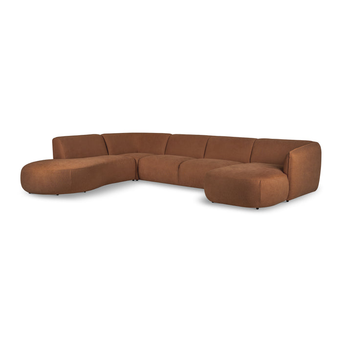 by fonQ Soft U-bank Links - Micro Chenille - Terra