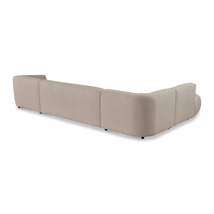 by fonQ Soft U-bank Links - Bouclé - Greige