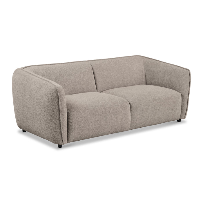 by fonQ Soft 3-zitsbank - Bouclé - Greige