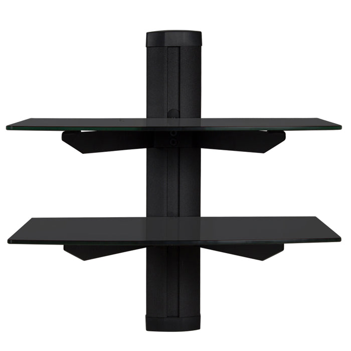 tectake® Muurbeugel voor DVD Speler, met 2 glasplaten