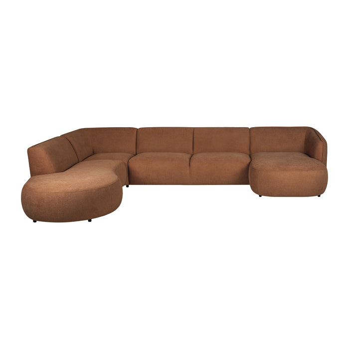 by fonQ Soft U-bank Links - Micro Chenille - Terra