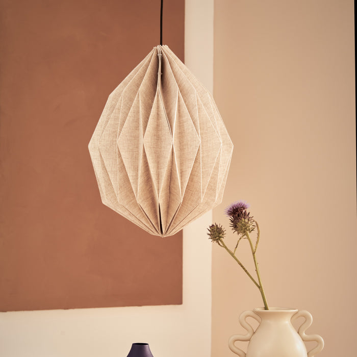 by fonQ Linen Hanglamp Ø 39 cm - Ovaal