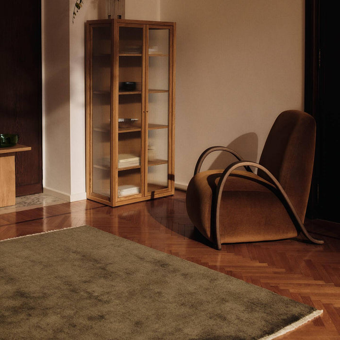 Ferm Living Firth Jute Vloerkleed 170 x 240 cm - Dark Olive