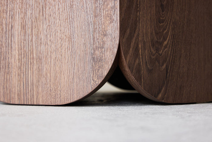 Rebellenclub Yune Salontafel - ¿80 cm - Bruin