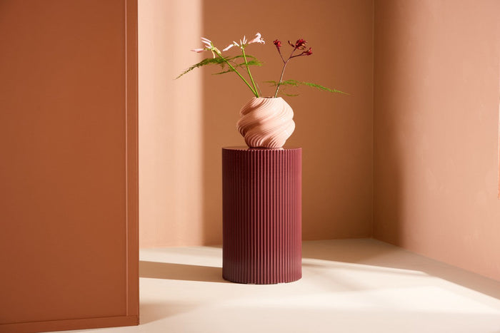 Rebellenclub Graus Bijzettafel - ¿31 cm - Bordeauxrood