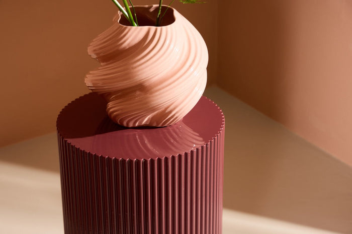 Rebellenclub Graus Bijzettafel - ¿31 cm - Bordeauxrood