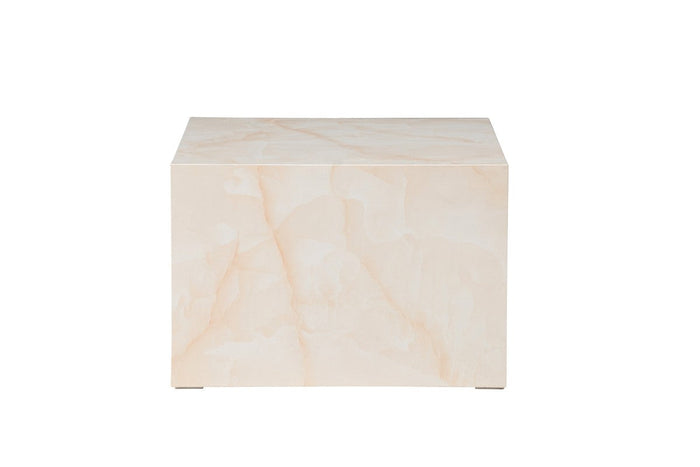 Rebellenclub Tusani Salontafel - 80 x 60 cm - Beige Marmerlook