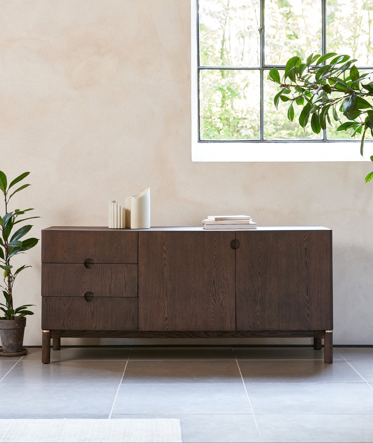 Rebellenclub Tulum Dressoir - Donkerbruin