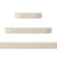 Rebellenclub Nerano Wandplanken - set van 3 - Beige