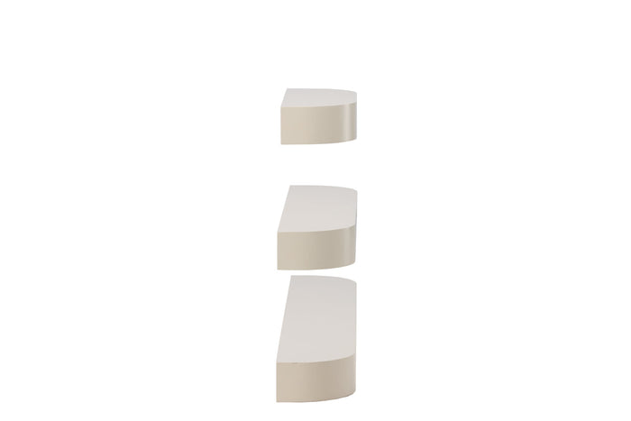 Rebellenclub Nerano Wandplanken - set van 3 - Beige