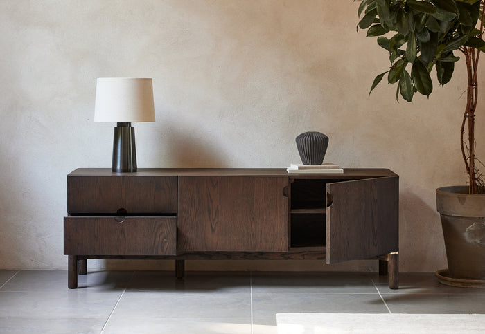 Rebellenclub Tulum TV-Meubel - Donkerbruin