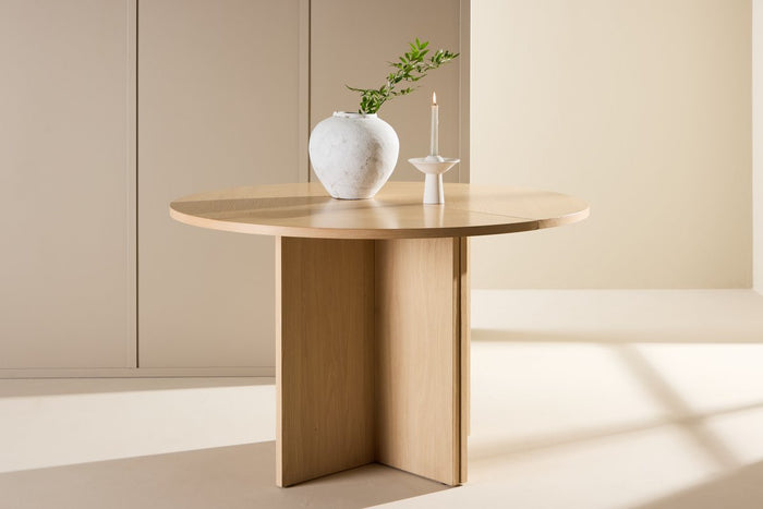Rebellenclub Magna Eetkamertafel - ø120cm - Eiken