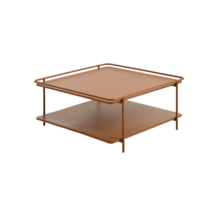 Rebellenclub Ubud Salontafel 75 x 75 cm - Terracotta