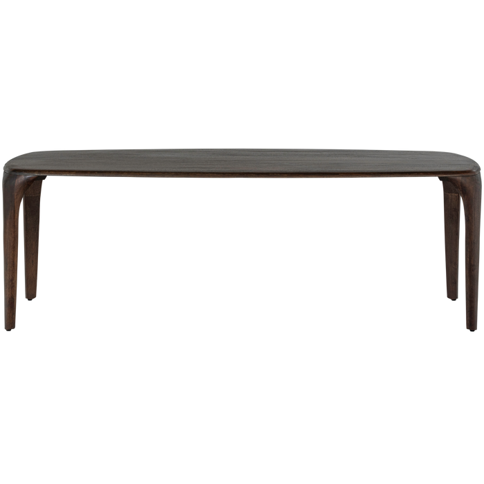 WOOOD Fiore Eettafel - Mango Hout - Walnoot - 76x230x95