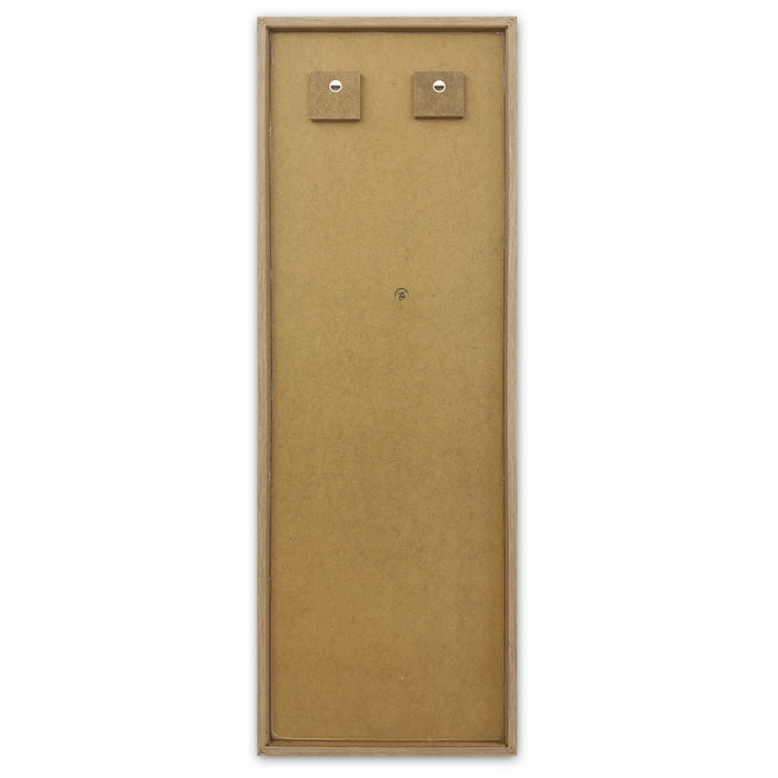 by fonQ Raised Abstraction Schilderij - Balanced - 40 x 118 cm - Lime / Eiken