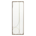 by fonQ Raised Abstraction Schilderij - Harmony - 40 x 118 cm - Lime / Eiken