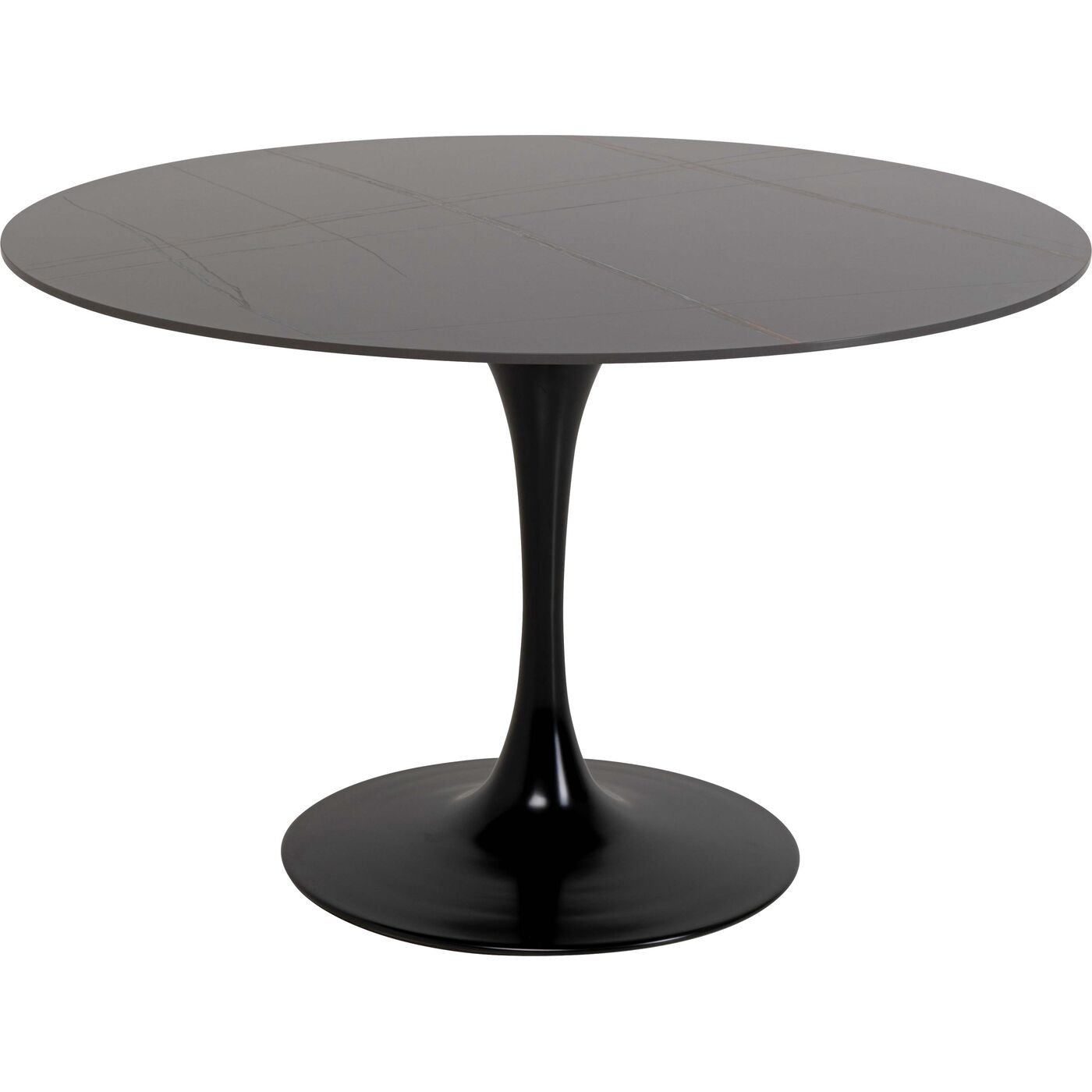 Eettafel Invitation Ø120cm keramiek zwart Kare Design