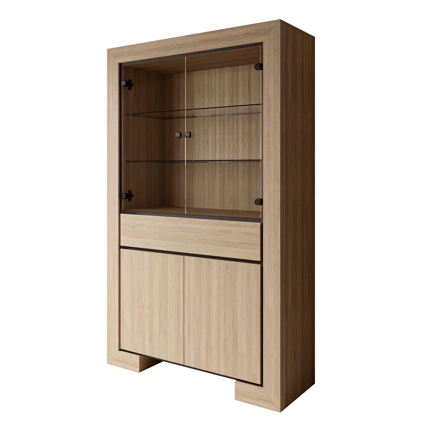 Meubella - Cayuga - Buffetkast - Eiken - 113x41x185 cm