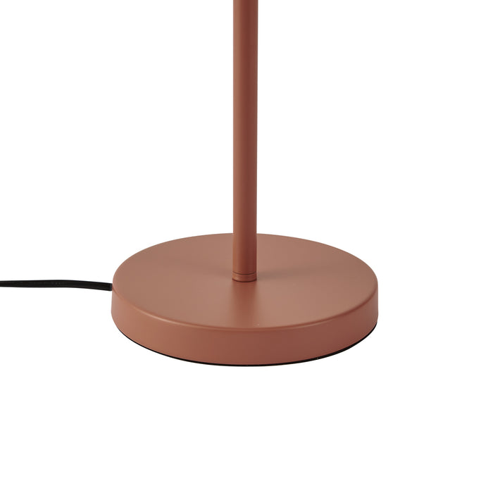 QAZQA Retro tafellamp mokka staal 45cm - Pauly