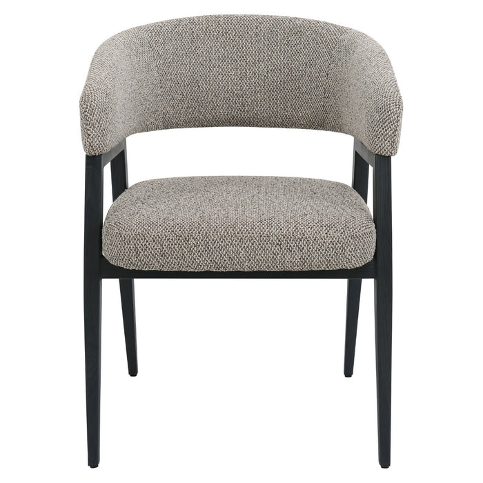 DÉJA Living - Eetkamerstoel Taupe|Zwart - Fureso - Set van 2